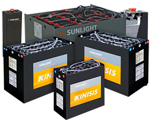 Кислотные аккумуляторы для погрузчиков ричтраков Sunlight